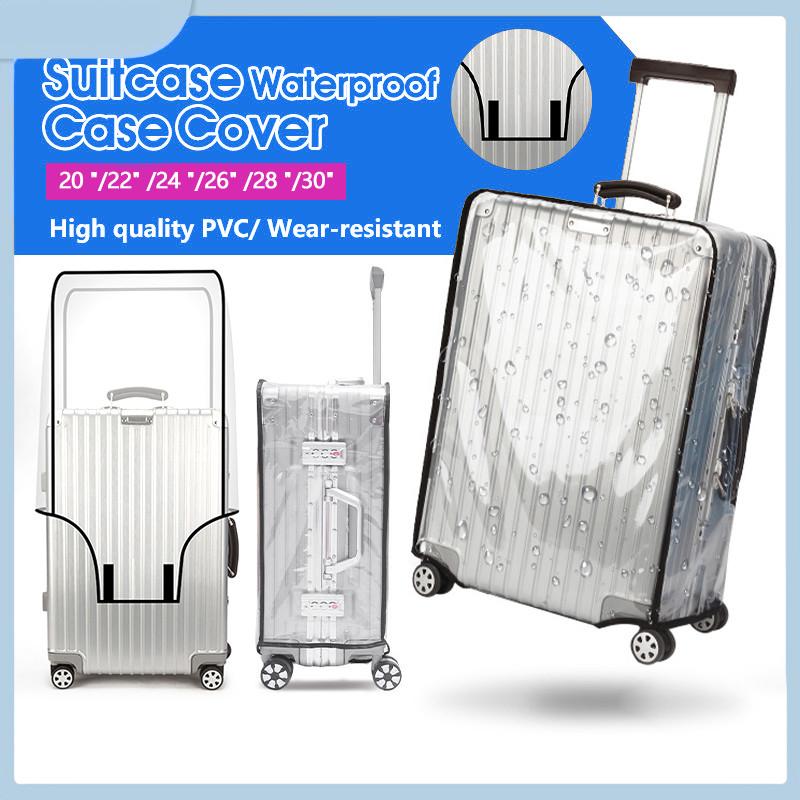 Luggage Protective Cover Transparent - 여행용 투명 수하물 커버 방수 및