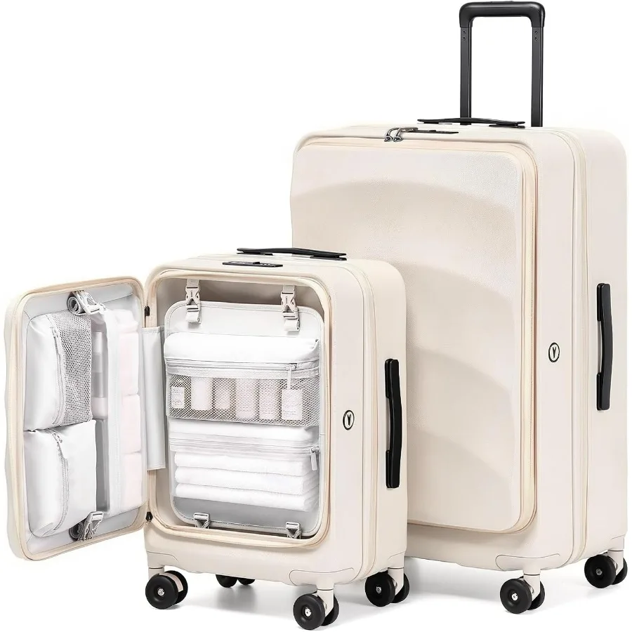 Expandable Hard Shell Luggage Set - 상단 개폐식 확장형 여행 가방 세트