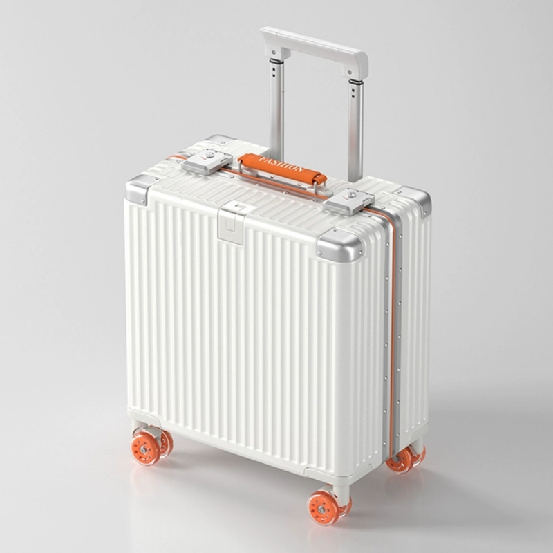 Aluminum Frame Carry On Luggage - 18인치 기내용 캐리어, 컬러풀한 스피너 휠,