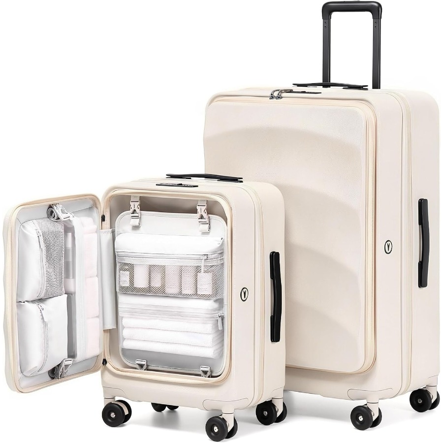 Expandable Hard Shell Luggage Set - 상단 개폐식 확장형 여행 가방 세트