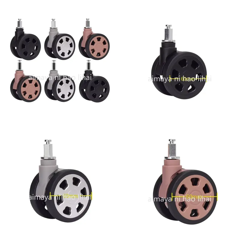 Silent Replacement Luggage Wheels - 유니버설 교체용 러기지 휠, 무소음 스피너