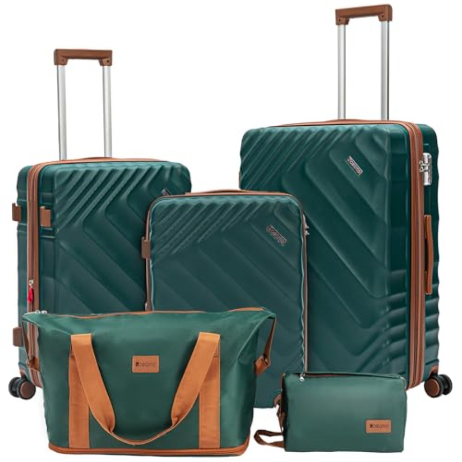 Expandable Hard Shell Luggage Set - 5개로 구성된 하드 셸 확장형 여행
