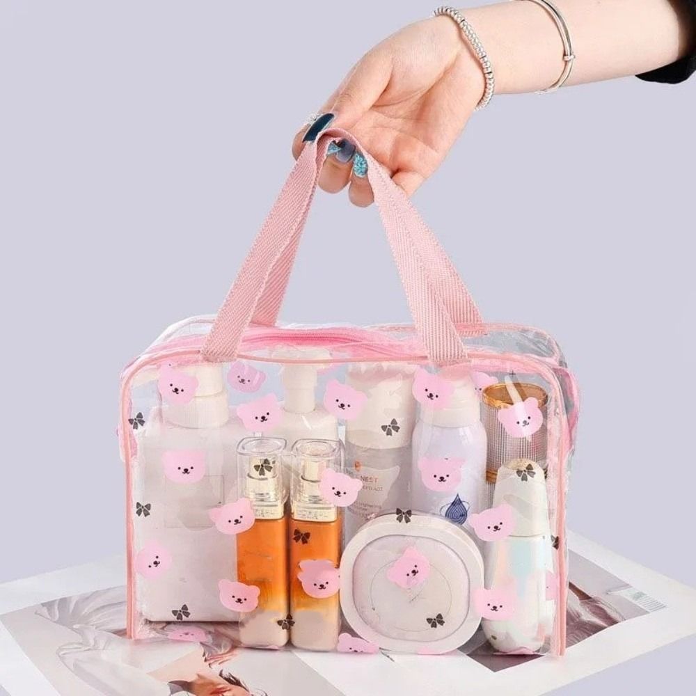 Cosmetic Bags - 휴대용 대용량 화장품 가방, PVC 소재