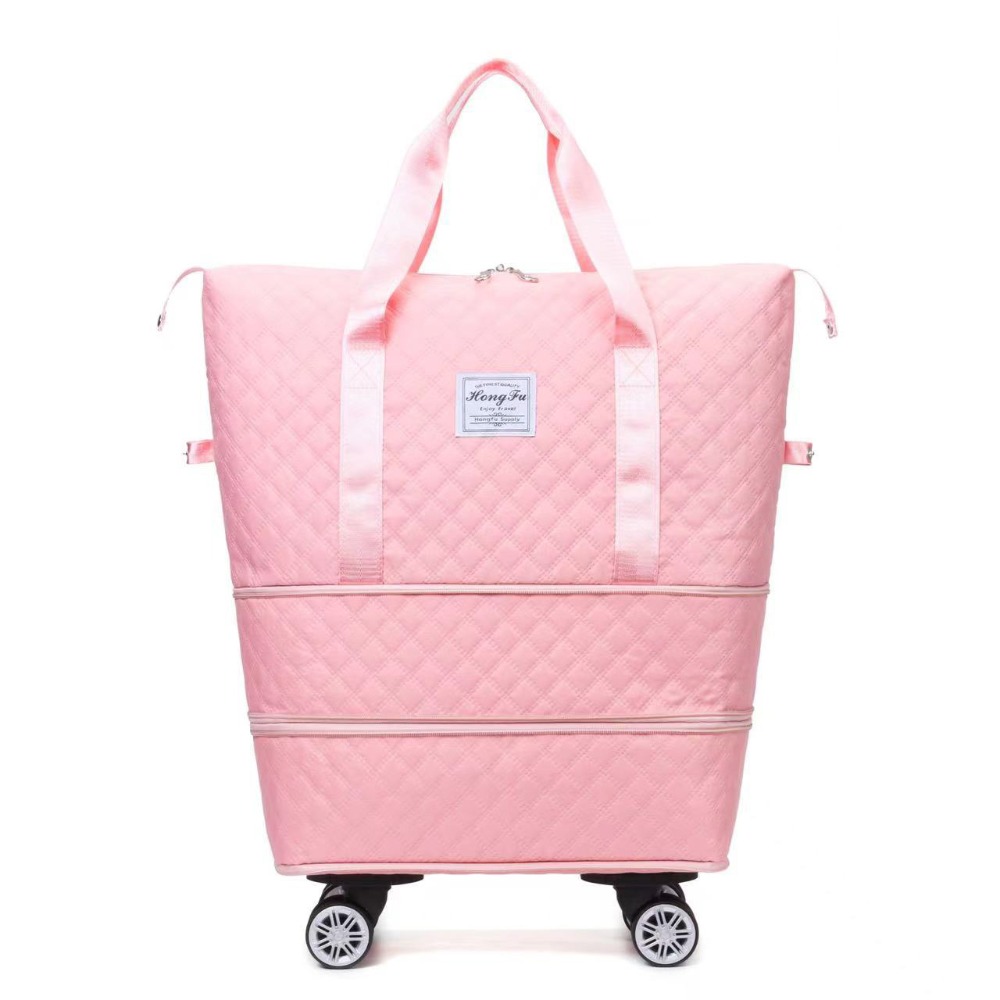 Foldable Rolling Luggage Bag - 신형 옥스포드 천 더플백 대용량 접이식