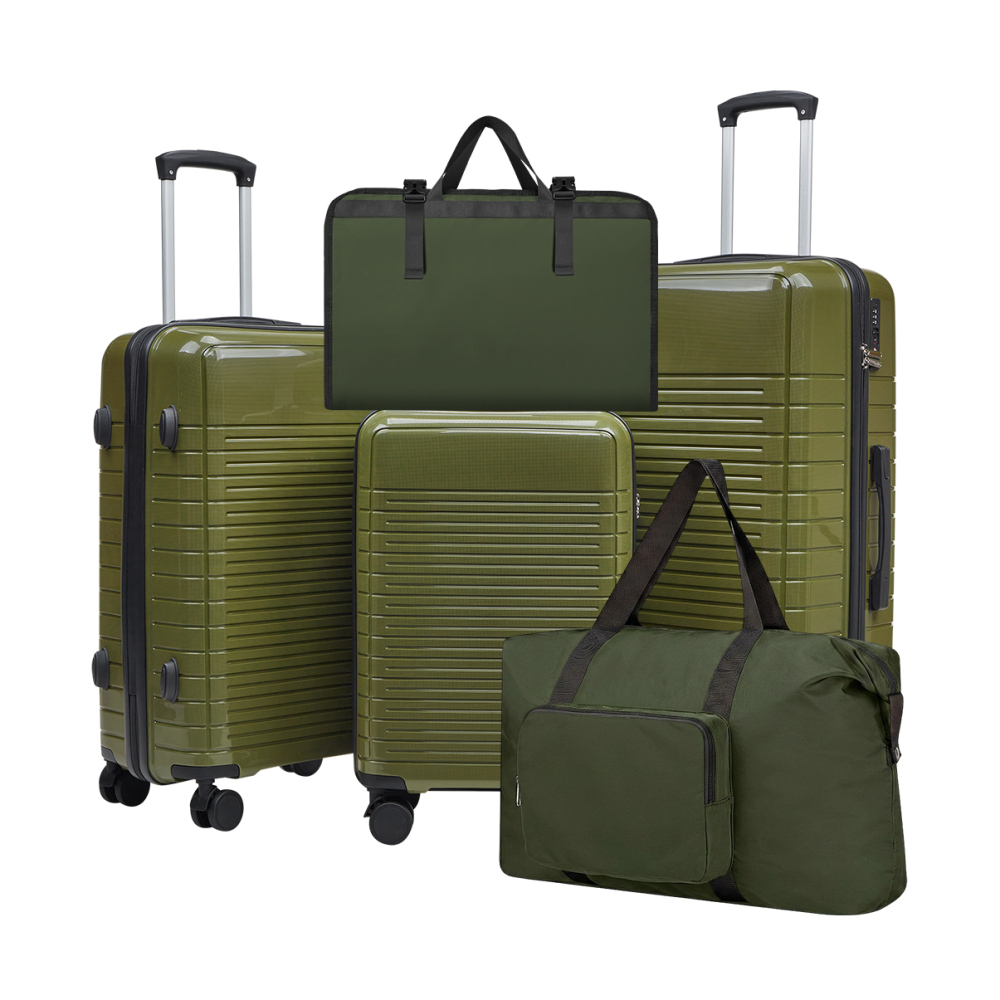 Spinner Wheel Rolling Suitcase 20 Inch - 5개 세트의 PP 재질 하드 셸