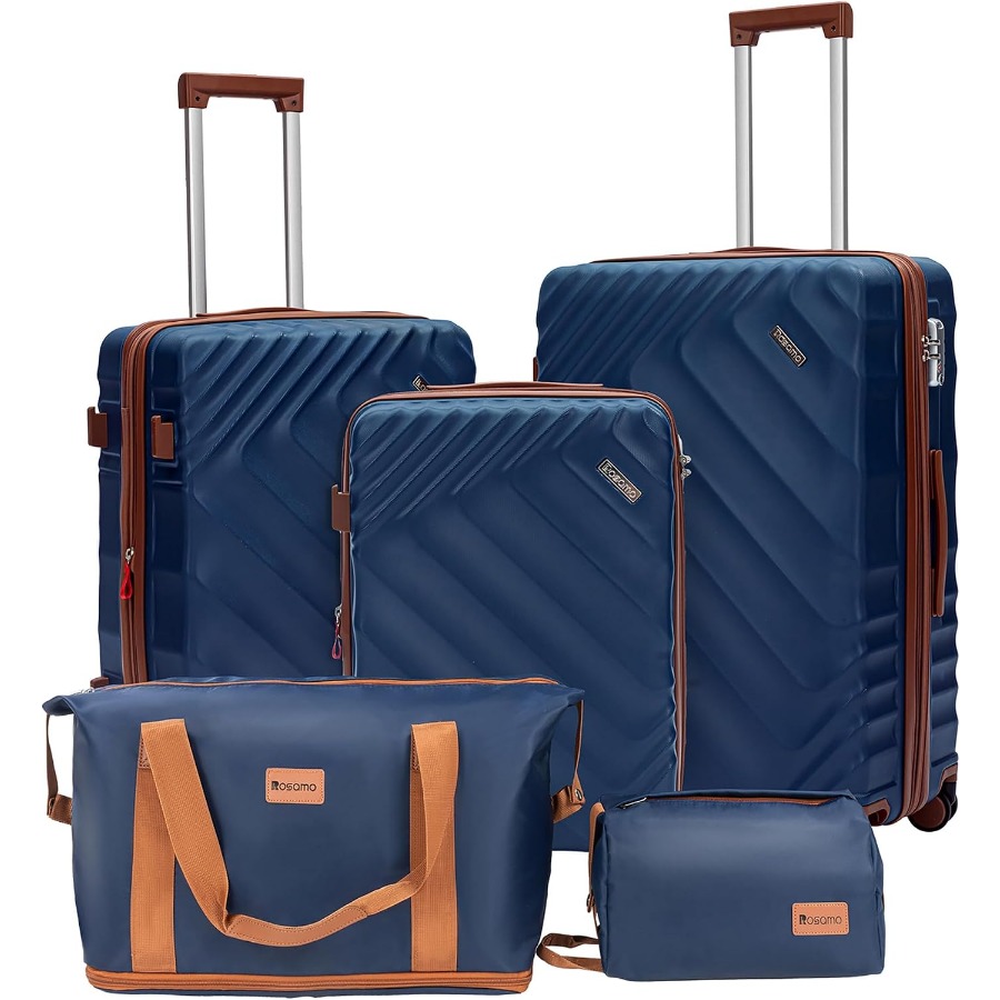 Expandable Hard Shell Luggage Set - 5개로 구성된 하드 셸 확장형 여행