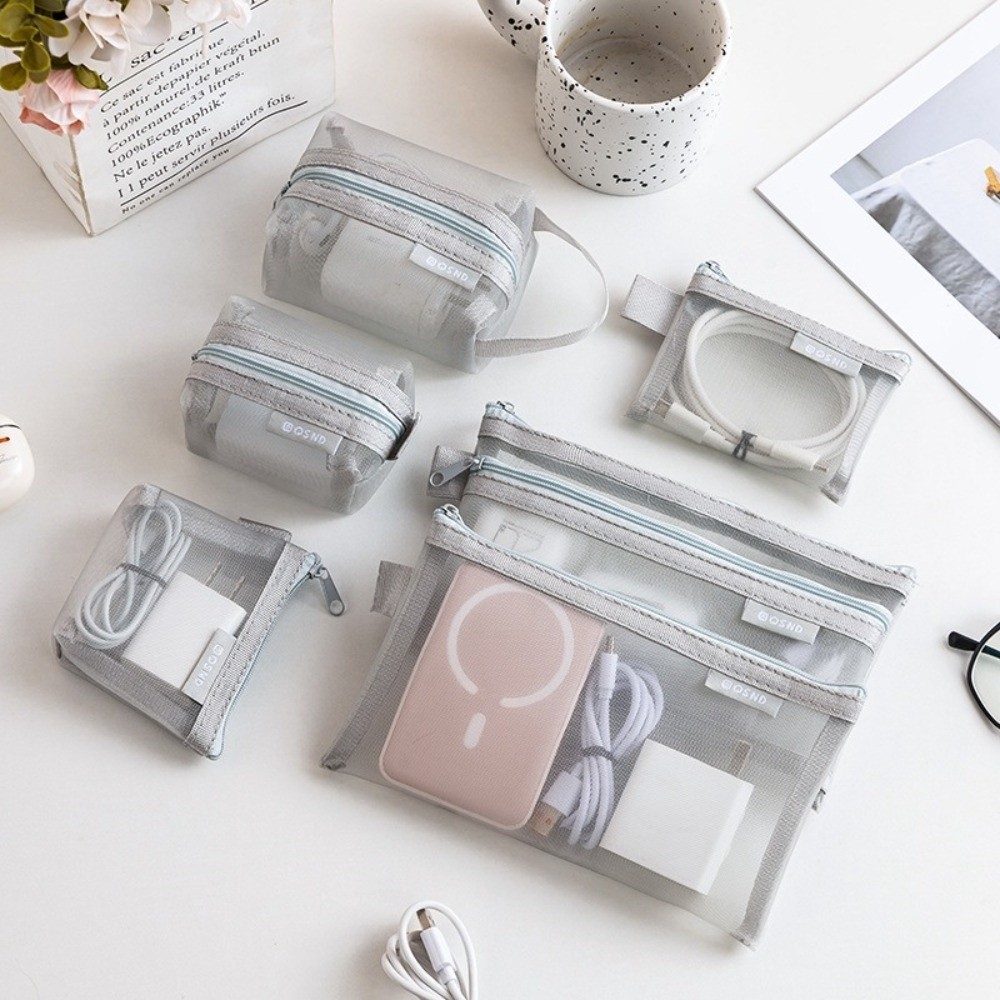 다용도 나일론 투명 수납 가방, 사각형, 가벼운 무게, - Cosmetic Bags 리뷰 및 가격
