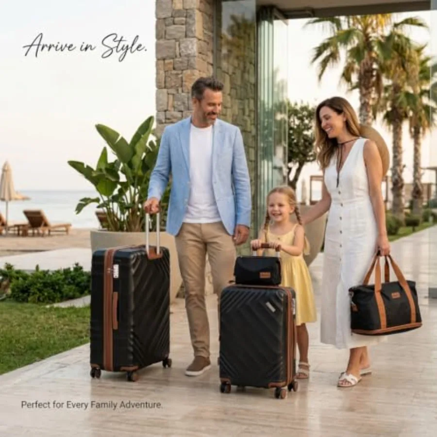 여행용 5개 세트의 견고한 하드 셸 확장형 여행 가방, - Expandable Hard Shell Luggage Set 리뷰 및 가격