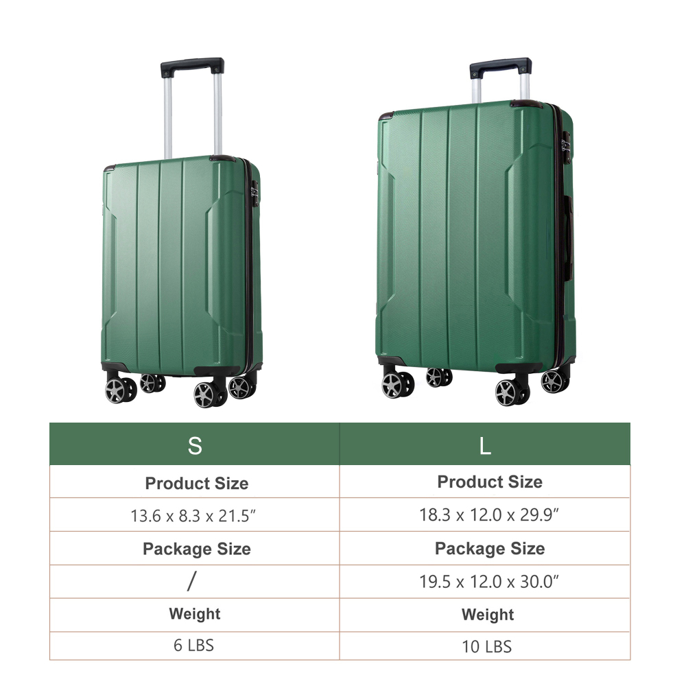 2피스 확장형 하드쉘 ABS 여행가방 세트, TSA 잠 - Expandable Hard Shell Luggage Set 리뷰 및 가격