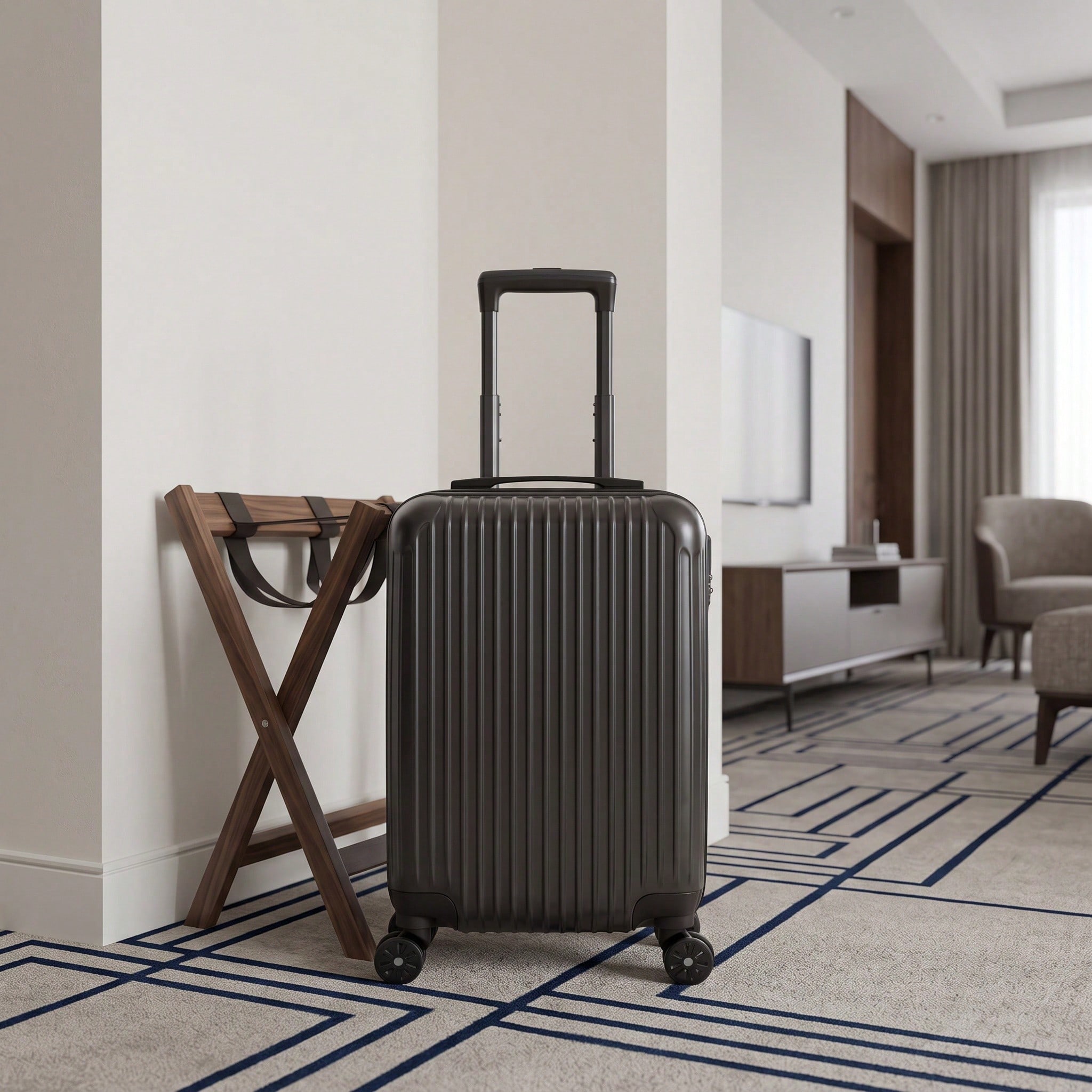 20인치 ABS 소재의 견고한 외피를 가진 휴대용 여행 - Cabin Size Lightweight Travel Trolley 리뷰 및 가격