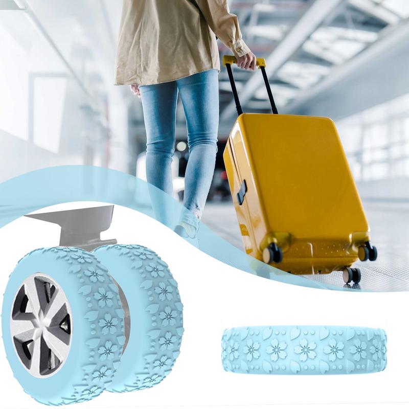 수하물 휠 커버, 8X 실리콘 방수 휠 프로텍터, 여행 - Waterproof Suitcase Cover Protector 리뷰 및 가격