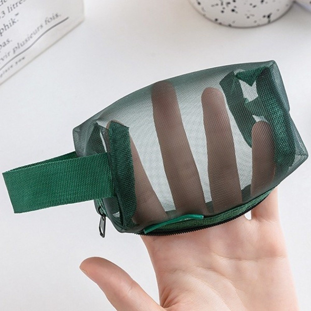 튼튼한 나일론 소재의 투명 수납 가방, 사각형, 가벼운 - Cosmetic Bags 리뷰 및 가격