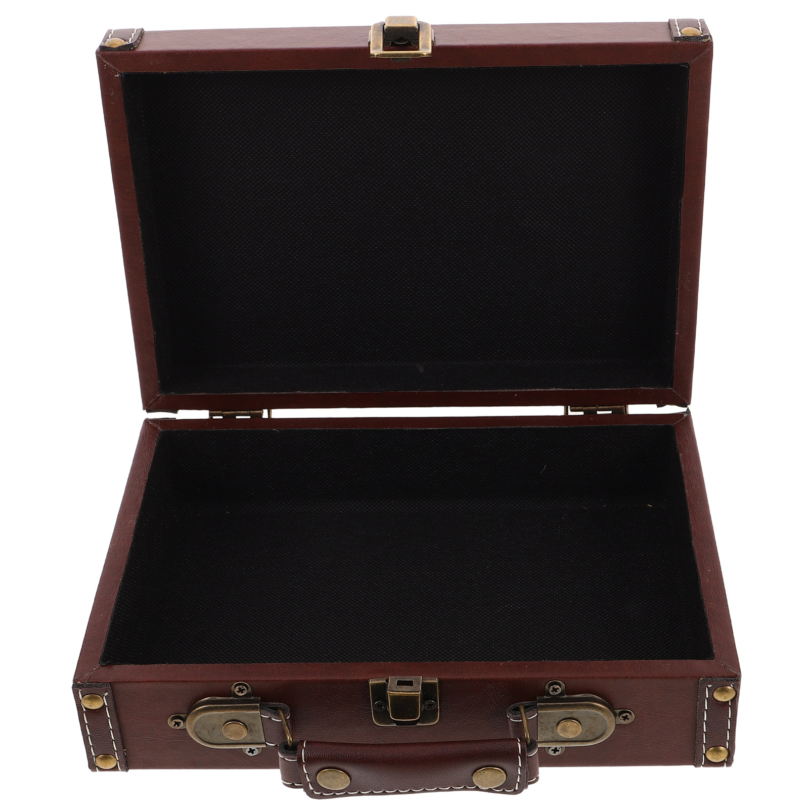 빈티지 스타일의 나무 수납 상자, 복고풍 여행 가방 디 - Retro Vintage Trunk Suitcase 리뷰 및 가격