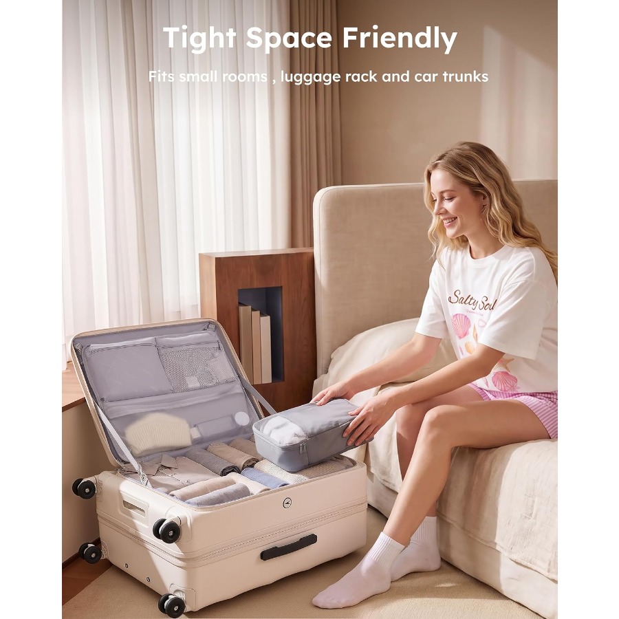 상단 개폐식 확장형 여행 가방 세트 2개, 20인치,  - Expandable Hard Shell Luggage Set 리뷰 및 가격