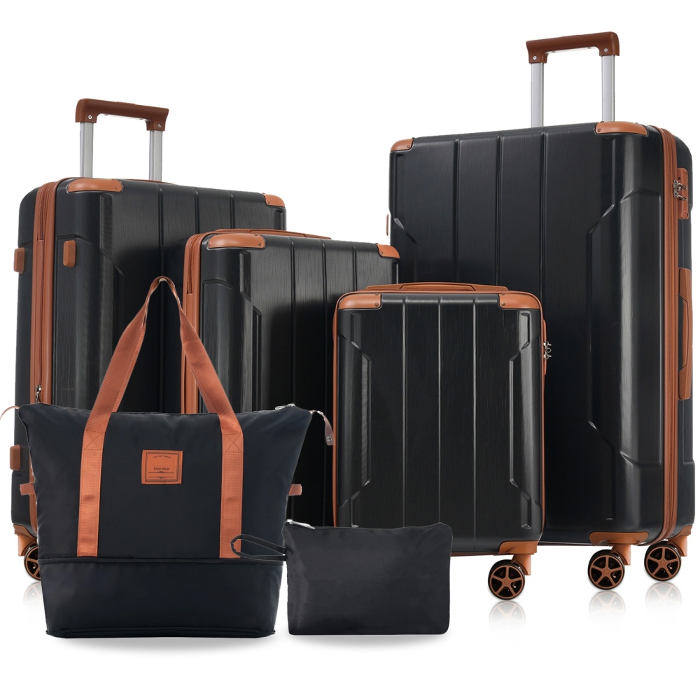 하드쉘 여행가방 세트 6피스, 확장 가능한 경량 여행가 - Expandable Hard Shell Luggage Set 리뷰 및 가격
