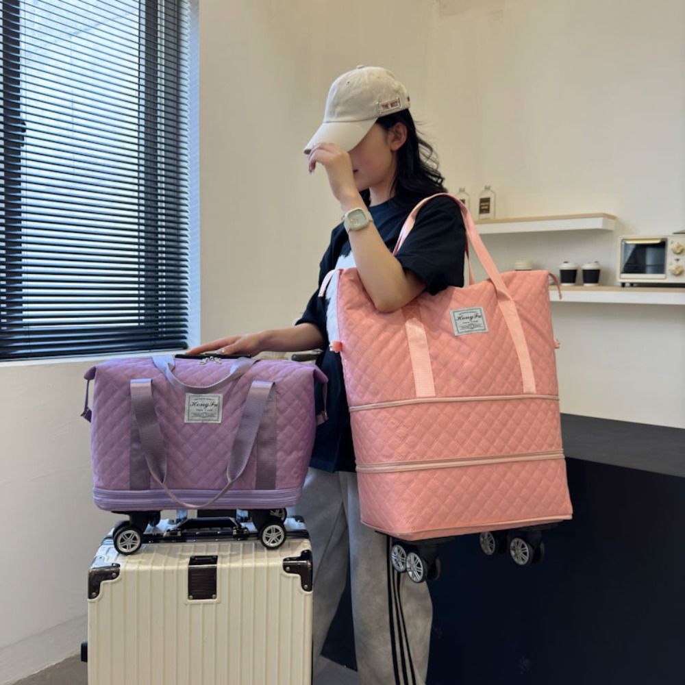 신형 옥스포드 천 더플백 대용량 접이식 여행 가방 숄더 - Foldable Rolling Luggage Bag 리뷰 및 가격