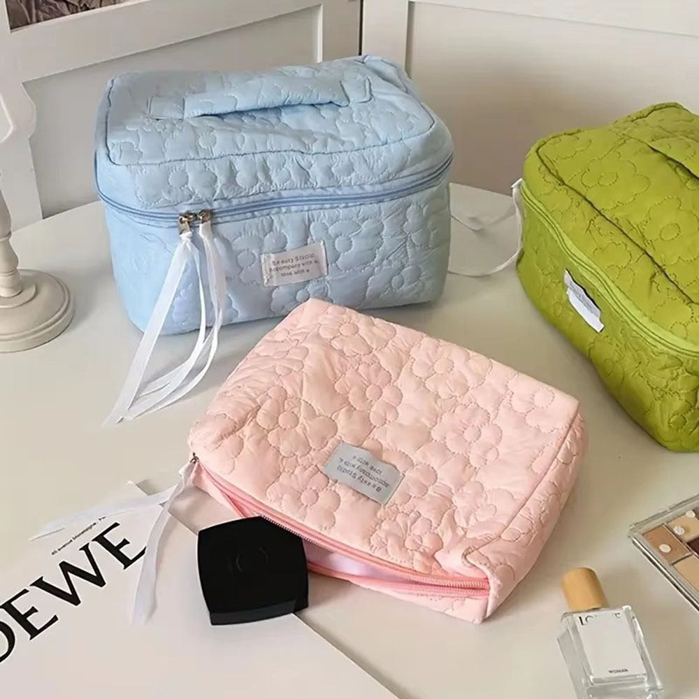 새로운 꽃 패턴 여성 메이크업 가방 세면 용품 화장품  - Cosmetic Bags 리뷰 및 가격
