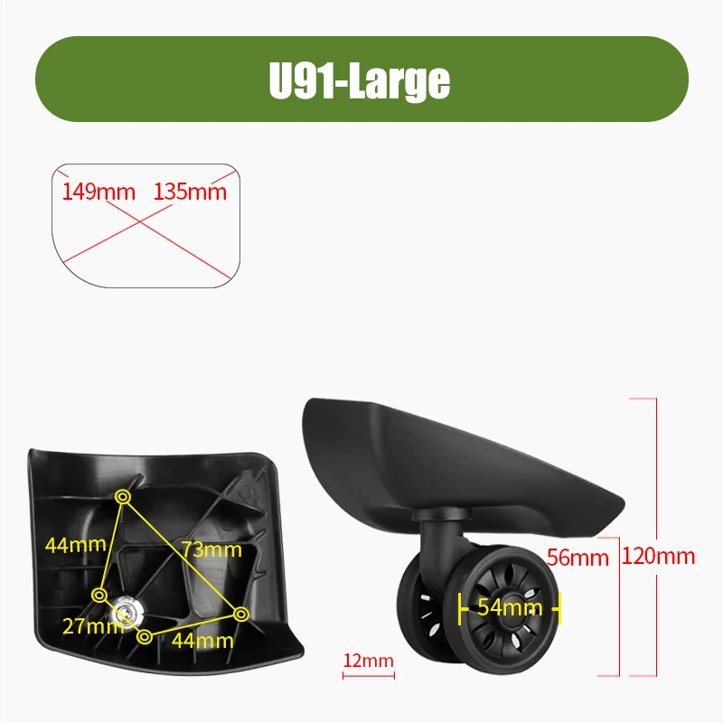 삼성타이 U91 시리즈 수하물용 무소음 휠 교체 키트  - Silent Replacement Luggage Wheels 리뷰 및 가격