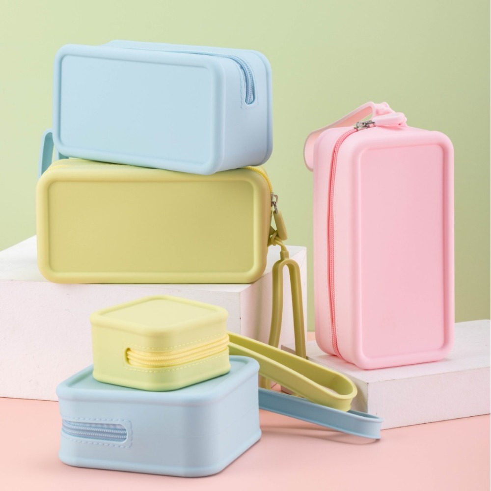 휴대용 실리콘 동전 지갑 대용량 지퍼 이어폰 가방 방수 - Cosmetic Bags 리뷰 및 가격