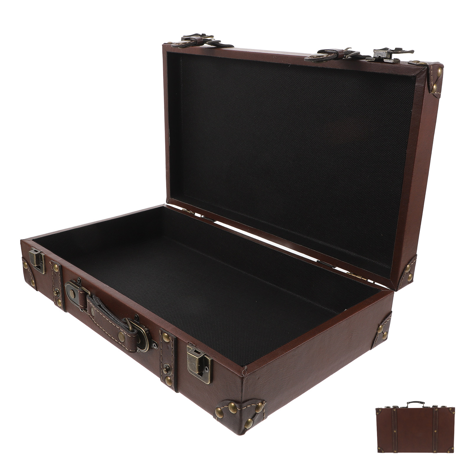 영국풍 빈티지 여행 가방, 레트로 스타일의 장식품으로  - Retro Vintage Trunk Suitcase 리뷰 및 가격