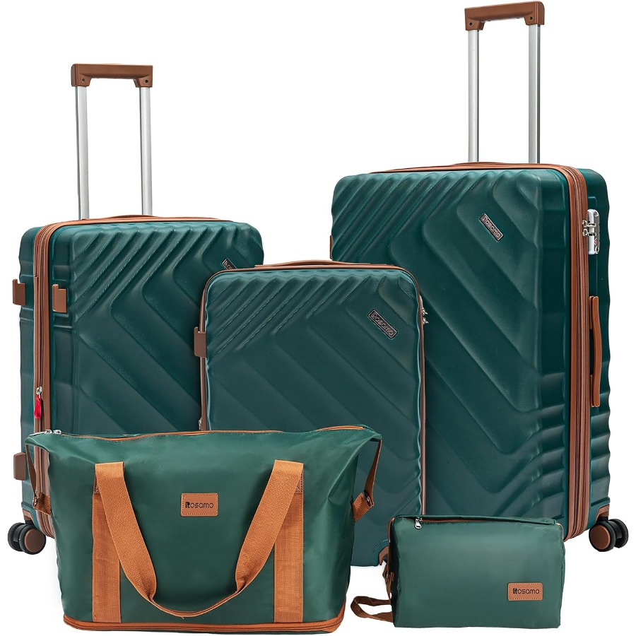 5개로 구성된 하드 셸 확장형 여행 가방 세트, 항공사 - Expandable Hard Shell Luggage Set 리뷰 및 가격
