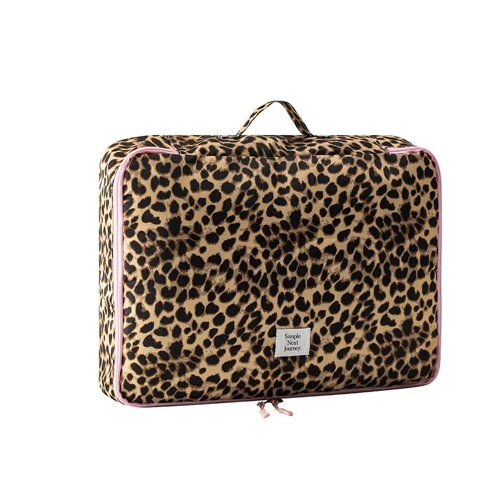 방수 기능이 있는 레오파드 무늬 화장품 가방, 휴대용, - Cosmetic Bags 리뷰 및 가격