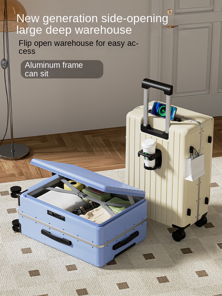 측면 개폐형 수하물 2025 신모델 알루미늄 프레임 대 - Aluminum Frame Carry On Luggage 리뷰 및 가격