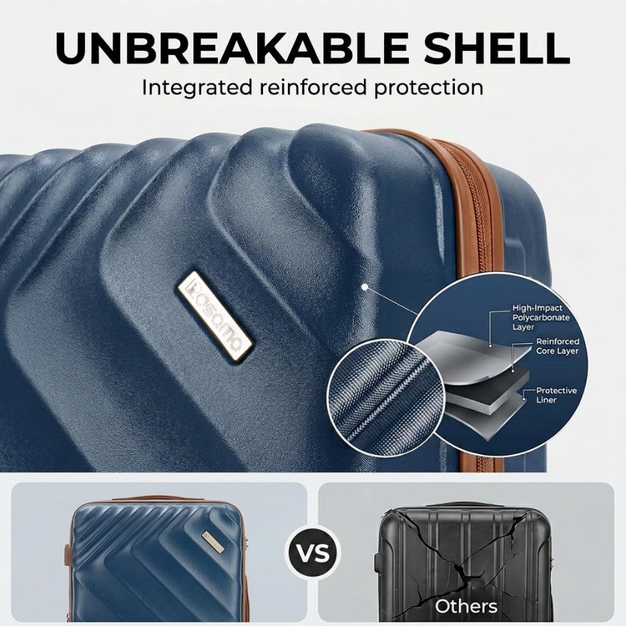 5개로 구성된 하드 셸 확장형 여행 가방 세트, 항공사 - Expandable Hard Shell Luggage Set 리뷰 및 가격